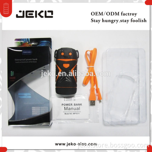 Hot new products for 2016 4400mah waterproof power bank with IP67